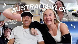 I FLEW ACROSS THE WORLD FOR THIS! (emotional surprise in AUSTRALIA)