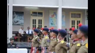 Sainik School Bijapur  Rifle Drill  Wodeyar House  Nov 2012  5