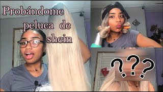 Cambio de LOOK! probando peluca de shein! valió la pena?!🧐#shein #wigs