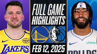 LAKERS vs MAVERICKS FULL GAME HIGHLIGHTS FEBRUARY 12, 2025 NBA FULL GAME HIGHLIGHTS TODAY 2K25