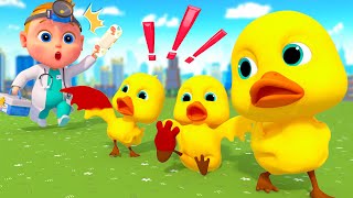 Five Little Ducks - Ducks go to the Dentist - Counting Song | Super Sumo Nursery Rhymes & Kids Songs