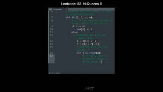 Leetcode 52. N-Queens II in Python | Python Leetcode | Python Coding Tutorial | Python Coding ASMR