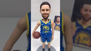 Stephen Curry made from polymer clay, sculpture timelapse【Clay Artisan JAY】#Shorts