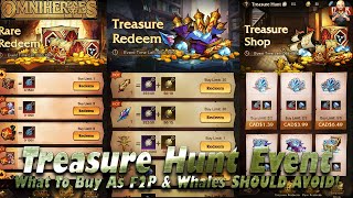 [Omniheroes] - Treasure hunt event is FAIR to F2P BUT Destroys spenders! Not worth it!