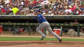 CHC@MIN: Rizzo plates Russell with an RBI double