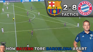 How Bayern Tore Barcelona Apart: Barcelona 2-8 Bayern Munich - Tactics (Analysis + Highlights)