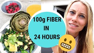 I ATE 100g FIBER IN 24 HOURS [AND I DIDN'T GET BLOATED]