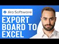 How to Export Jira Board to Excel (Jira Export to Excel)