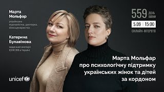 Марта Мольфар про психологічну підтримку українських жінок та дітей за кордоном