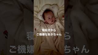 【起きたて】寝起きからご機嫌な赤ちゃん