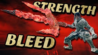 Elden Ring: Strength Bleed Builds Are Bloody Powerful