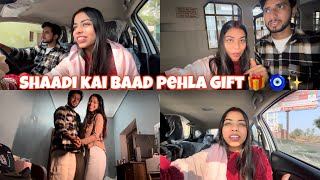 Shadi Kai Baad Pehla Gift 🎁 || Hum Gaye Gold se Bane Temple || Aayu Gujjari || Vlogs