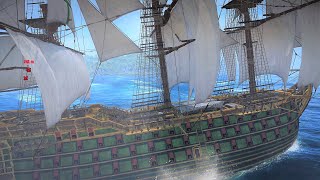 Assassin's Creed Black Flag Naval Combat Sailing The Legendary Royal Princess Ship MoD 4K