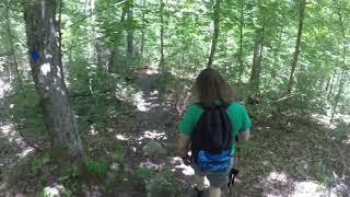 Hiking at Mizzy lake trail with friends.