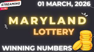 Maryland Midday Lottery Results For - 01 Mar, 2026 - Pick 3 - Pick 4 - Pick 5 - Powerball -Cash4life