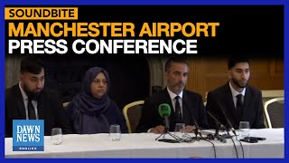 Manchester Airport: Family Of Man Kicked By Cop Speaks At Press Conference | Dawn News English