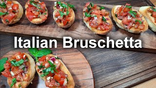 Easiest Italian Bruschetta Recipe in the World | Delicious Recipes