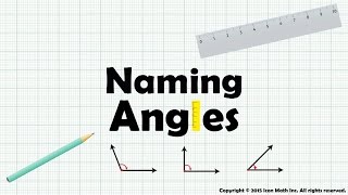 Naming Angles