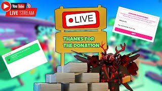 🔴LIVE🔴 PLS DONATE - RAISING ROBUX AND CHILLING! - Roblox!