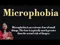 microphobia meaning l meaning of microphobia l vocabulary