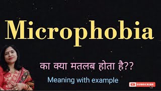 microphobia meaning l meaning of microphobia l vocabulary