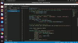 HASHTAG COUNT USING PYFLINK