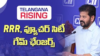 CM A. Revanth Reddy's Vision for Telangana Rising: Future City, Regional Ring Road | CII Meet | HYD