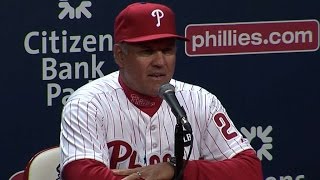 MIA@PHI: Sandberg on Howard, bullpen in 7-3 win