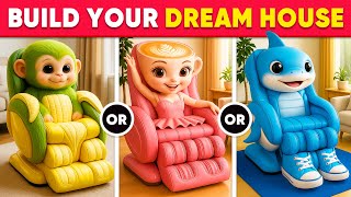 Would You Rather...? Build Your VIP Dream Home 🏡🍌🩰🦈 Daily Quiz
