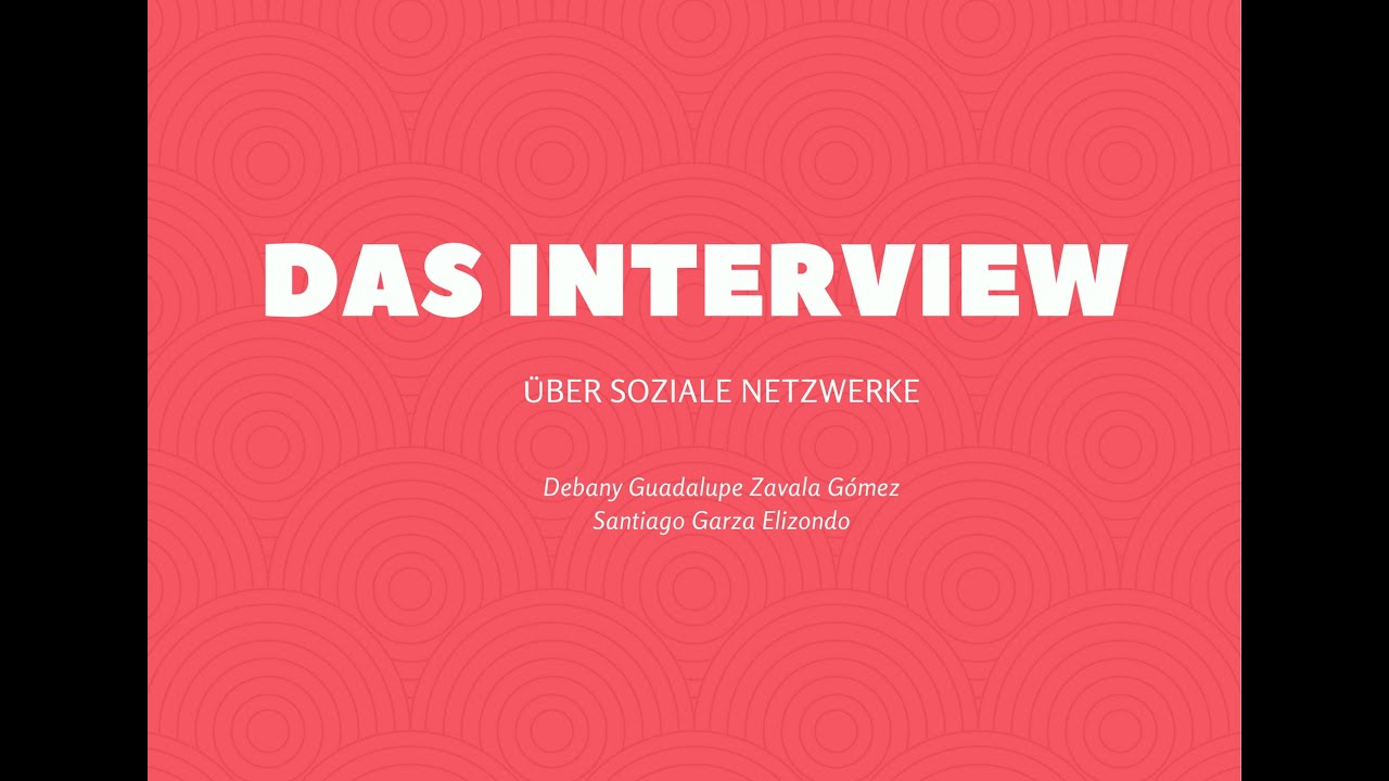 Das Interview-Deutsch V - YouTube