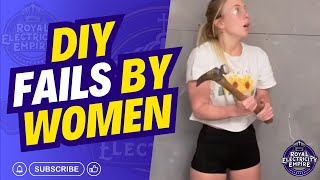 DIY Fails by Women 😂🛠️ | Hilarious Home Project Mishaps 🔥