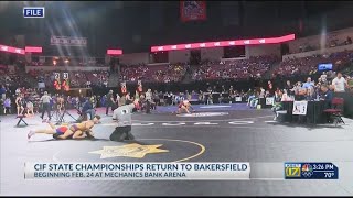 CIF state wrestling championships return to Mechanics Bank Arena