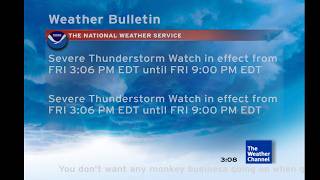 EAS Mock: Severe Thunderstorm Warnings / TWC Weatherscan - June 12 2026