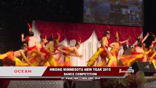 KUVPAUB  OCEAN Dance Group competed at MN Hmong New Year 2015, Round 1