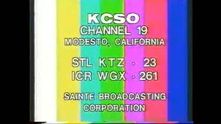 KCSO Test Pattern (1985)