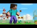 New Super Mario Bros Wii - Giant Minecraft Steve New Super Mario Bros Wii - Giant Minecraft Steve