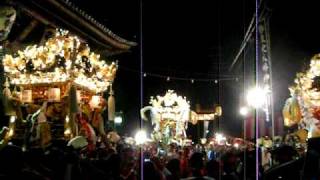 2009年魚吹八幡宮・宵宮3台練り