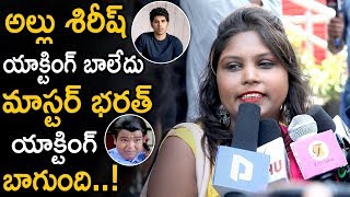 See How This Girl Reacted On Allu Sirish Abcd Movie || ABCD Public Talk || Life Andhra Tv