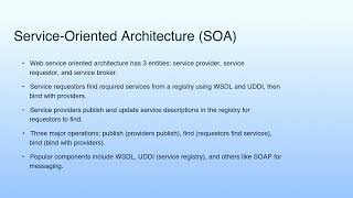 Service-Oriented Architecture (SOA) | Cloud Computing Web Services, Service Oriented Architecture