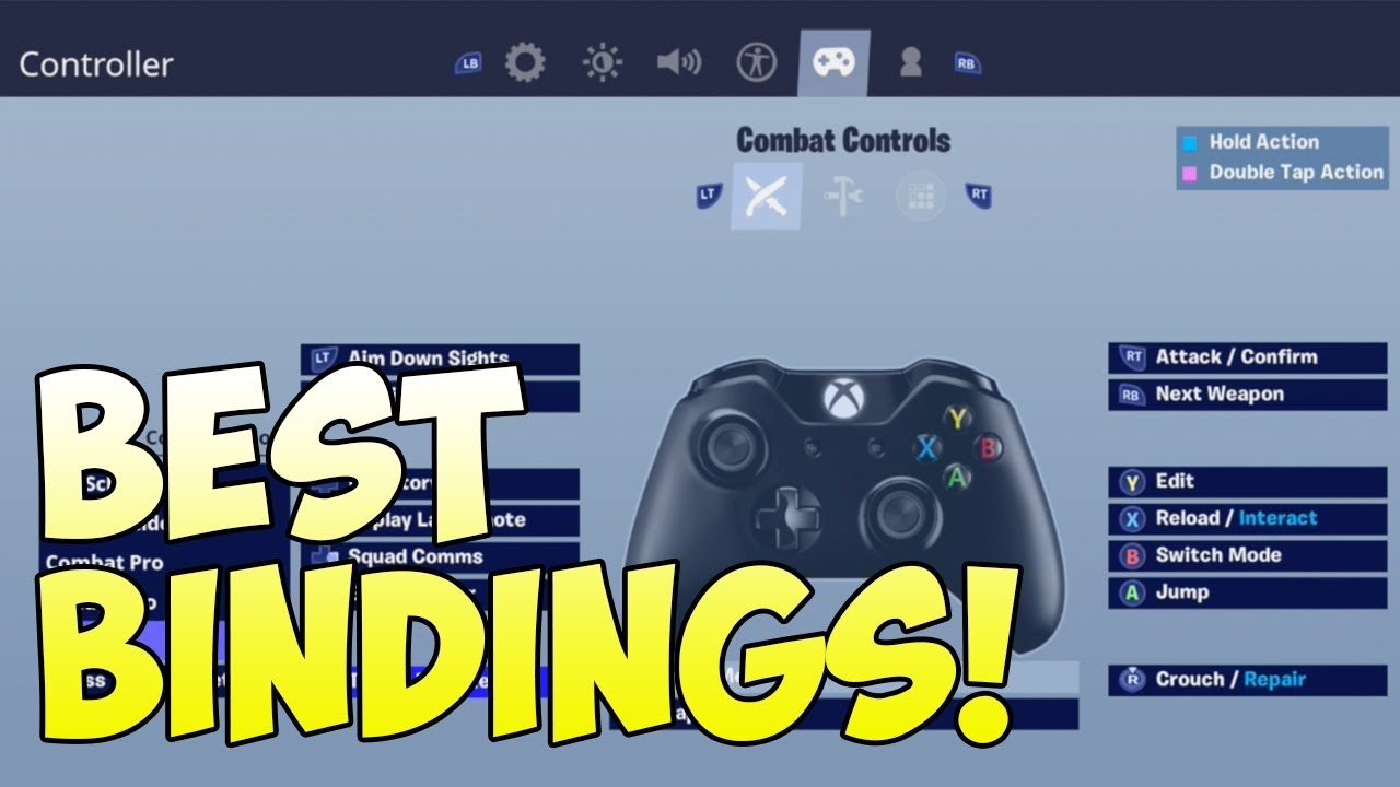 New BEST Custom Controller Bindings On Console Fortnite! Instant Edits ...