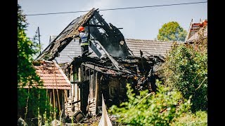 Tragiczny skutek pożaru domu w Młynnem