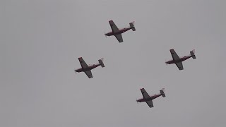 令和元年度築城基地航空祭 航過飛行 12教団 T-7×4