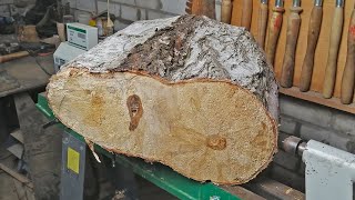 Woodturning - The Big Birch Heart