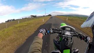 KLX450R wheelie GoPro