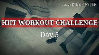 FTM - AS - Day 5 HIIT Workout Challenge ( No Equipment )