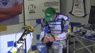 Crash Michael Jepsen Jensen. FIM SGP 2014 Poland, Torun.