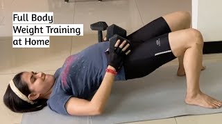 Weight Training exercise at home