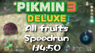 Pikmin 3 Deluxe - All Fruits RTA Speedrun 1:14:50 (former WR)