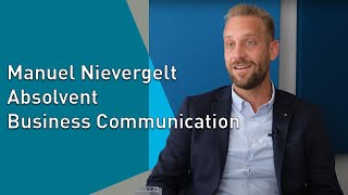 Manuel Nievergelt – Absolvent Bachelor of Science in Business Communication