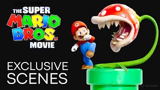 MARIO scapes from a PIRANHA PLANT 🌹 The Super Mario Bros Movie (2023) Exclusive scene